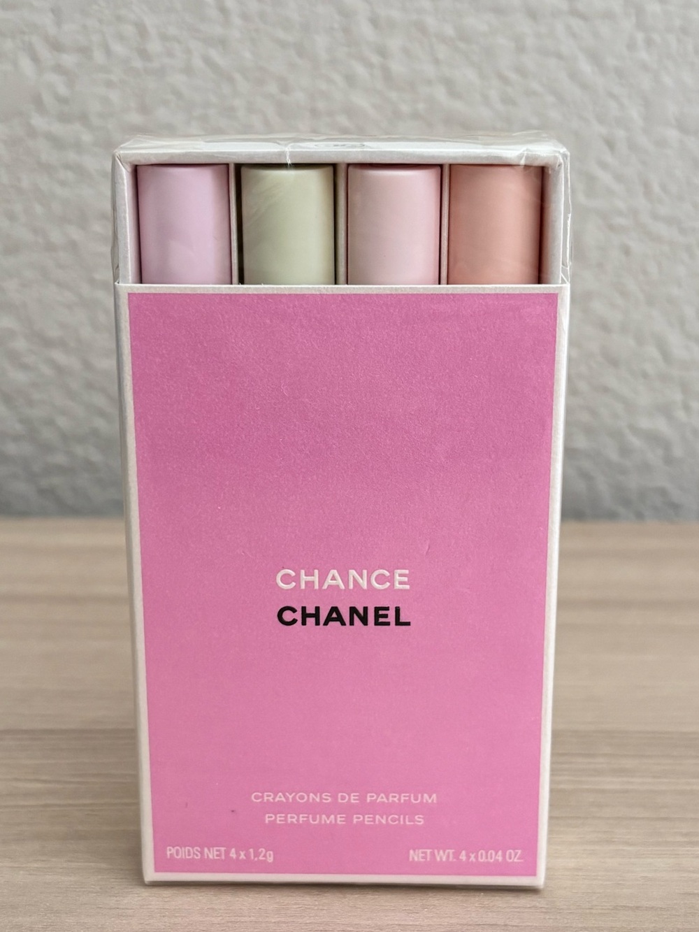 CHANEL Chance Crayons de Parfum Perfume Pencil Set of 4